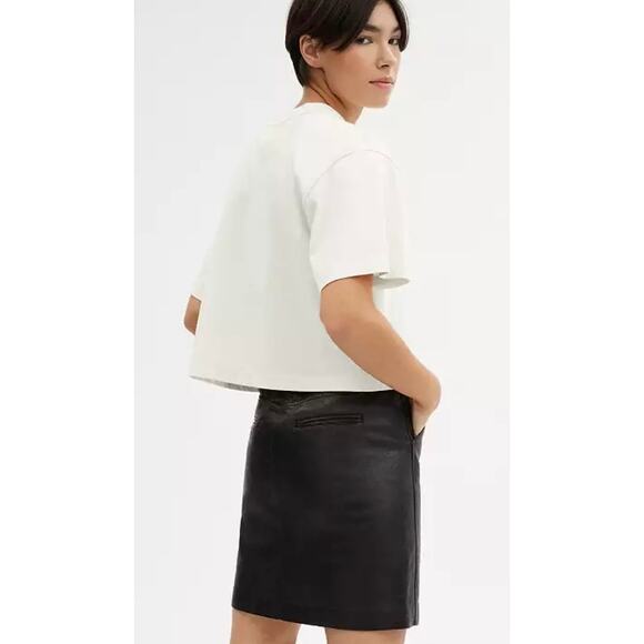 Cursive Signature Cropped T-Shirt XS - Picture 4 of 6